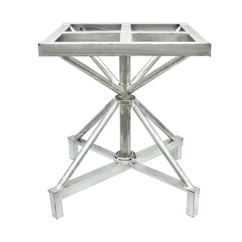 360 Degree Rotating Table Iron Frame for Painting Polishing 50*50cm 200kg Turntable  Double Bearing Metal  Workbench