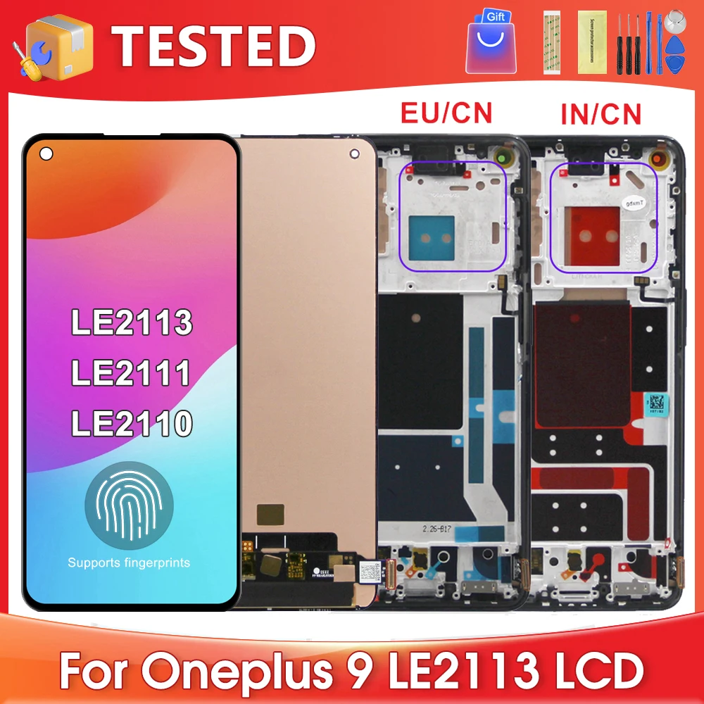 oem-655''for-oneplus-9-for-1-9-le2113-le2111-le2110-le2117-le2115-lcd-display-touch-screen-digitizer-assembly-replacement