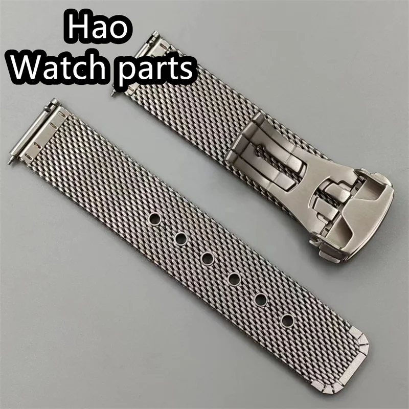 Металлический браслет BLIGER 20 мм Mmesh из нержавеющей стали Wwatch Sstrap оригинальная Складная пряжка