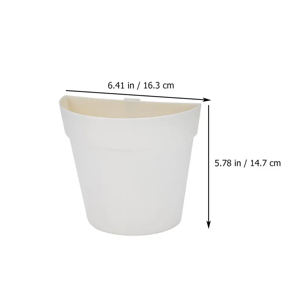 

2Pcs WallMounted Durable Hanging Plant Pots Planter Indoor Plants Balcony Hanging Planter Decor Gardening Supplies