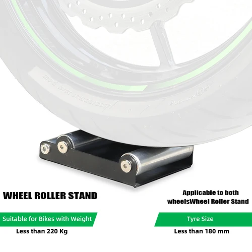 Imagen 2 del producto Soporte Universal para limpieza de neumáticos de motocicleta, soporte para lavado de neumáticos, cadena portátil, limpieza, rampa de rodillo duradera, elevación para KTM Kawasaki Suzuki