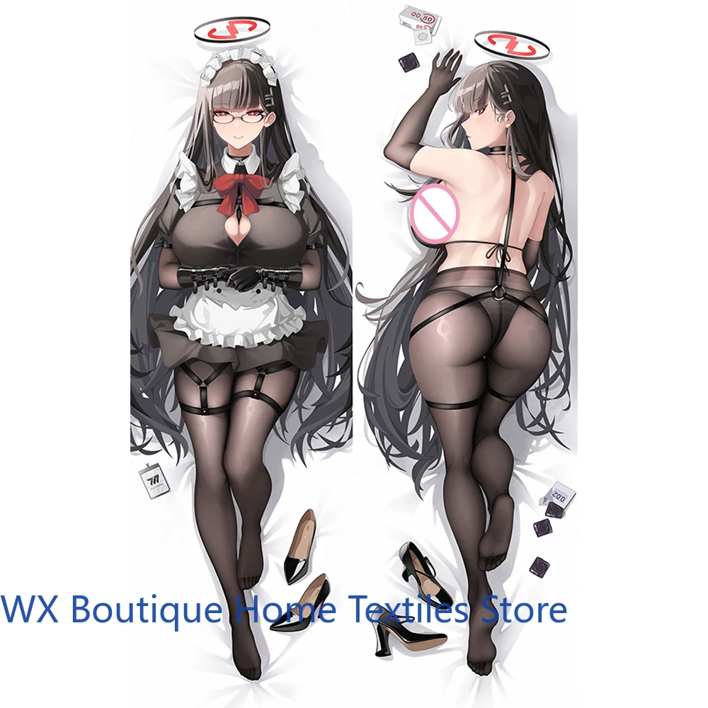 

Наволочка Dakimakura Blue Archive Tsukatsuki Rio Двухсторонняя длинная наволочка с принтом