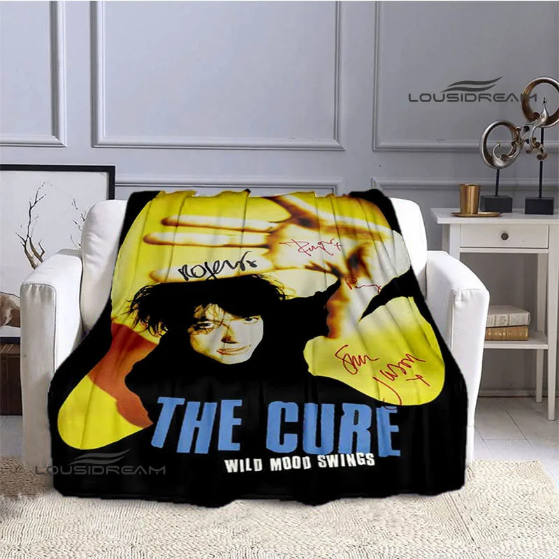 The cure band retro printed blanket Flannel Warm blanket blankets for beds Picnic blanket bed linings birthday gift