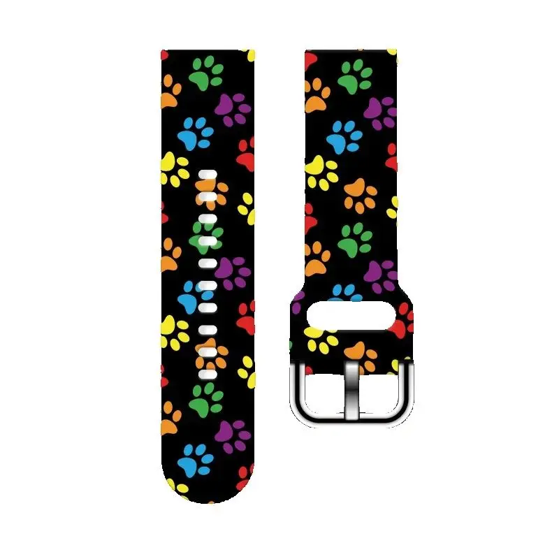 

20MM Claw printed watch strap for Samsung Galaxy Watch 7/6/5 40mm 44mm Band Replaceable Bracelet for Xiaomi Huawei Watch