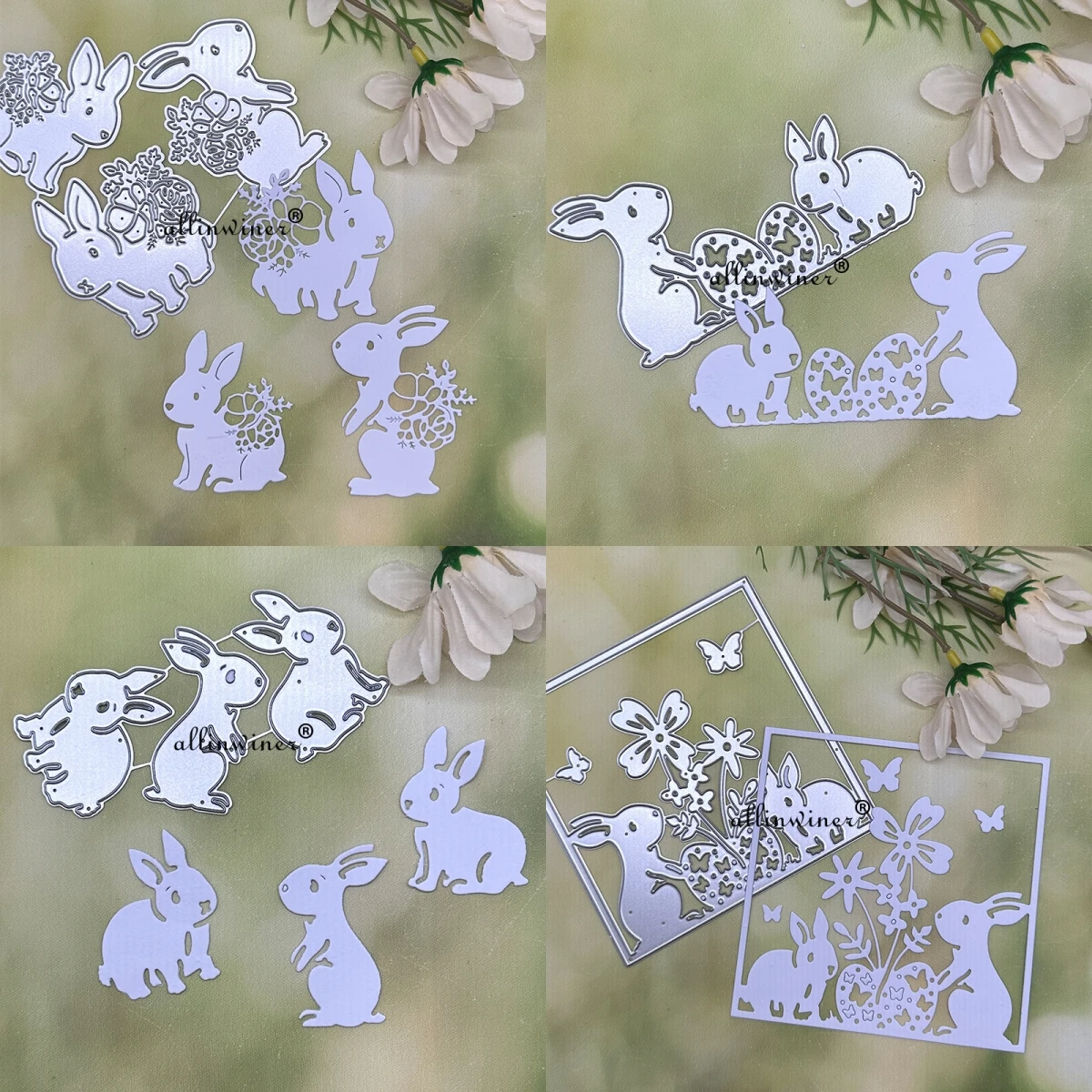 

Металлические вырубные шаблоны серии «Пасхальный кролик» для скрапбукинга, декоративного тиснения и рукоделия