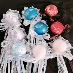Chinese Style Headwear Chinese Style Chunli Lolita Bun Hair Bag Cute Black And Red New Chinese Style Accessories Spicy Girl Hair