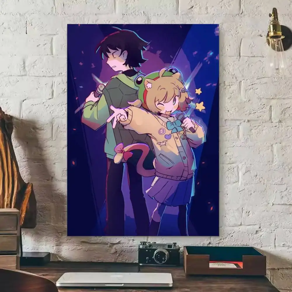 Evil Neuro  Neuro sama ! AI  vtuber   Poster Waterproof HD Art Wall Decal Self-Adhesive Print