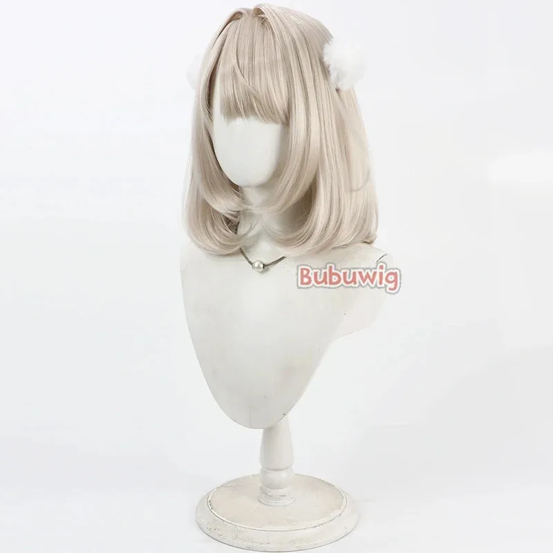 

CyBubuwig Synthetic Hair Shigure Ui Cosplay Wigs Anime Virtual YouTuber Shigure Ui 35cm Short Light Brown Bobo Wig Heat Resistan