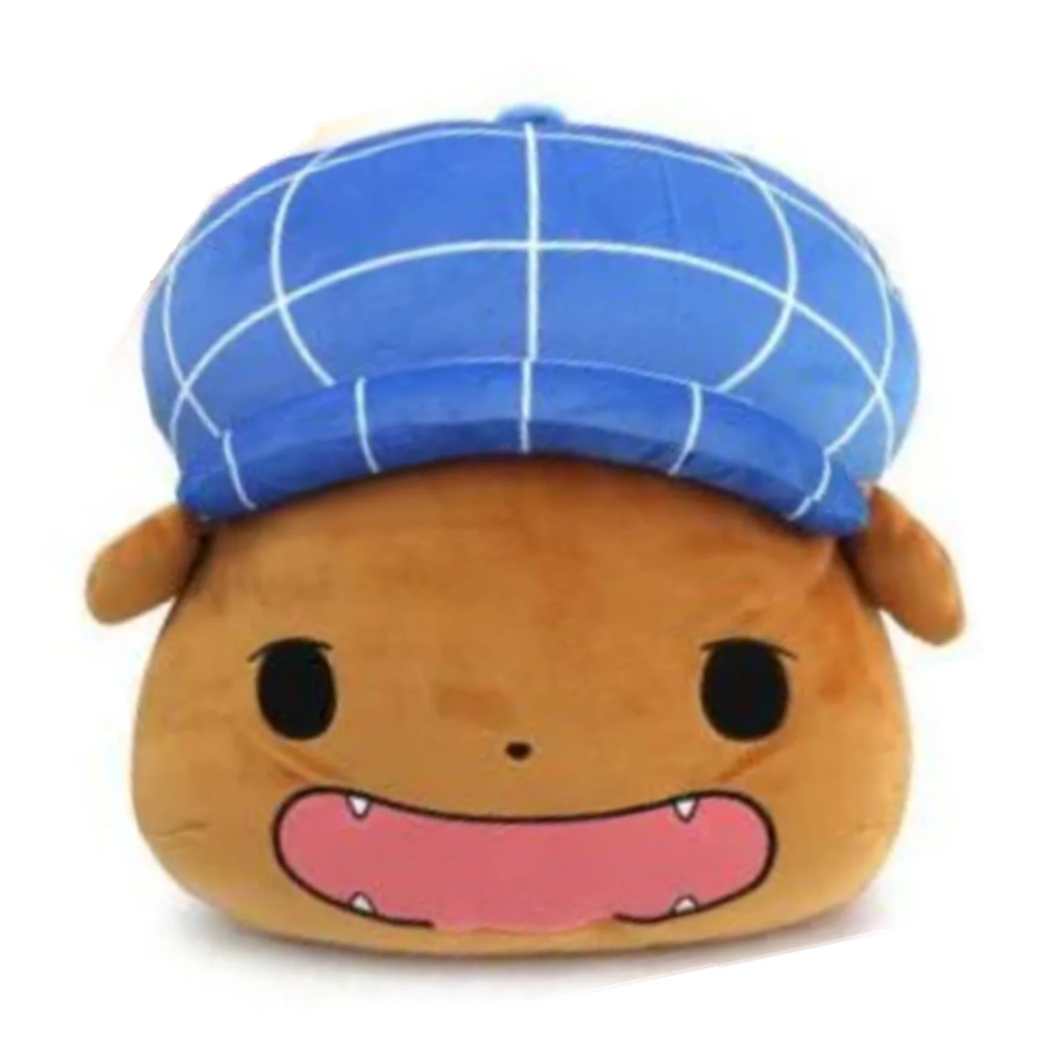 

New Books Oshiri Tantei The Butt Detective Brown Bear Kids Face Plush Pillow Cushion Kids Stuffed Toys For Children 35CM