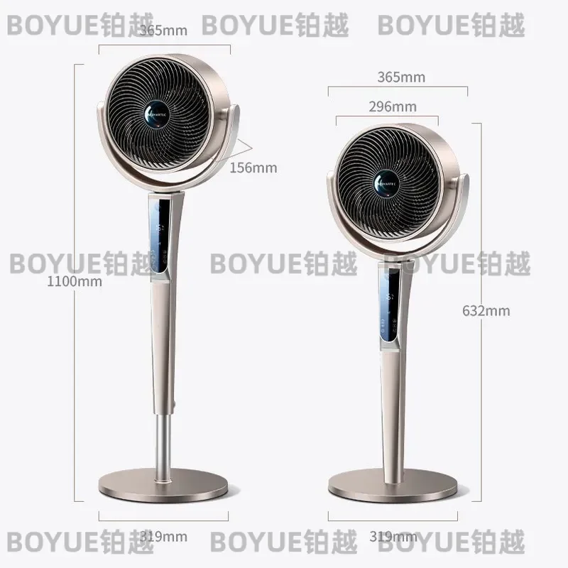 Smart Air Circulator Fan Silent Desktop Floor Standing Cooler with Purification Function Quiet Home Office Electric Wind