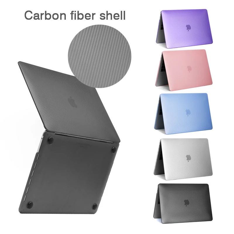 Carbon Fiber Shell Laptop Case for Macbook Air 13 A2337 2020 A2338 M1 Chip Pro 13 2022 M2 Air 13.6 A2681 for Macbook Pro 14 case