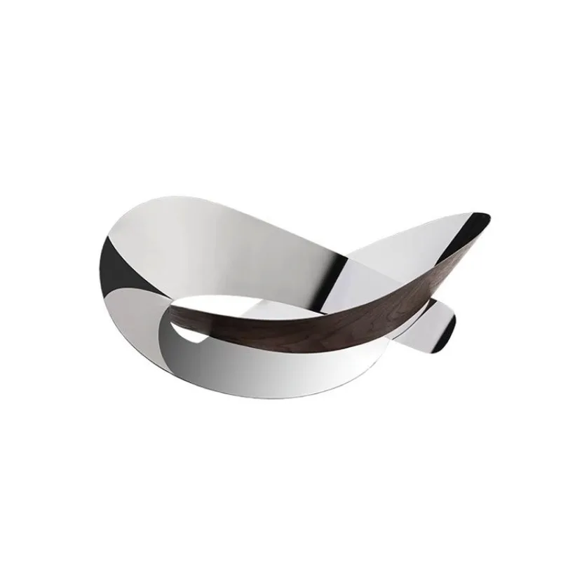 

creative special-shaped stainless steel fruit plate ornament, homestay soft decoration jewelry tray