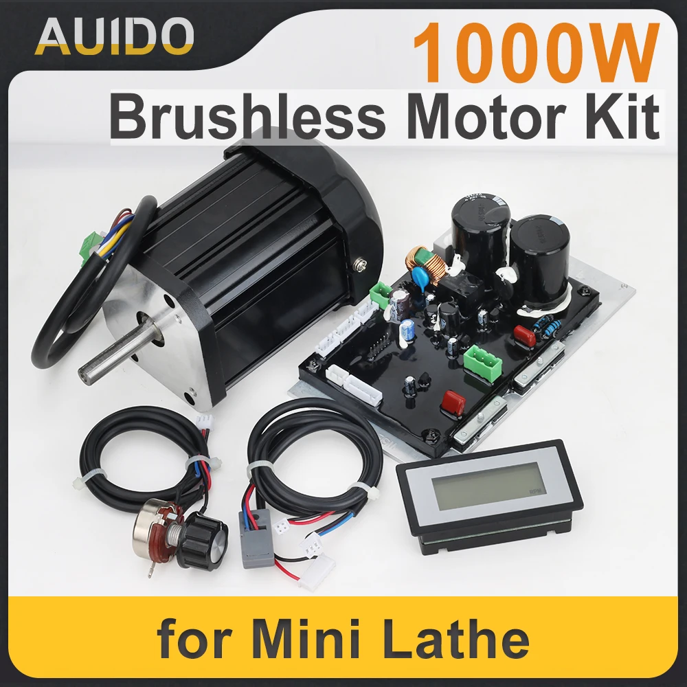 Motore DC Brushless 1000W/scheda di controllo principale/scheda di azionamento del tornio WM210V e Kit motore