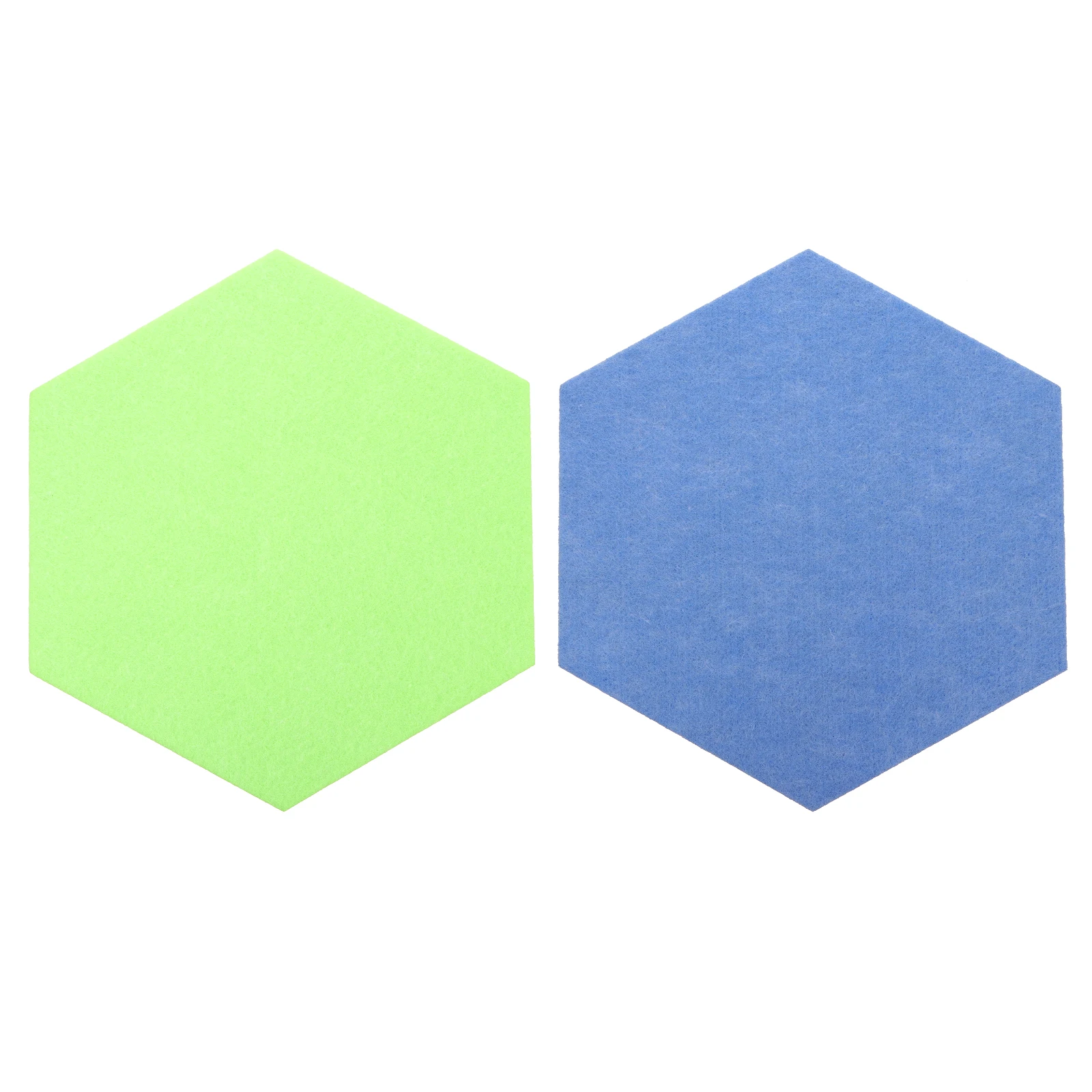 2Pcs Hexagon Felt Bulletin Boards Multi Functional Photo Display Boards Home Message Organizer Felt Message Board