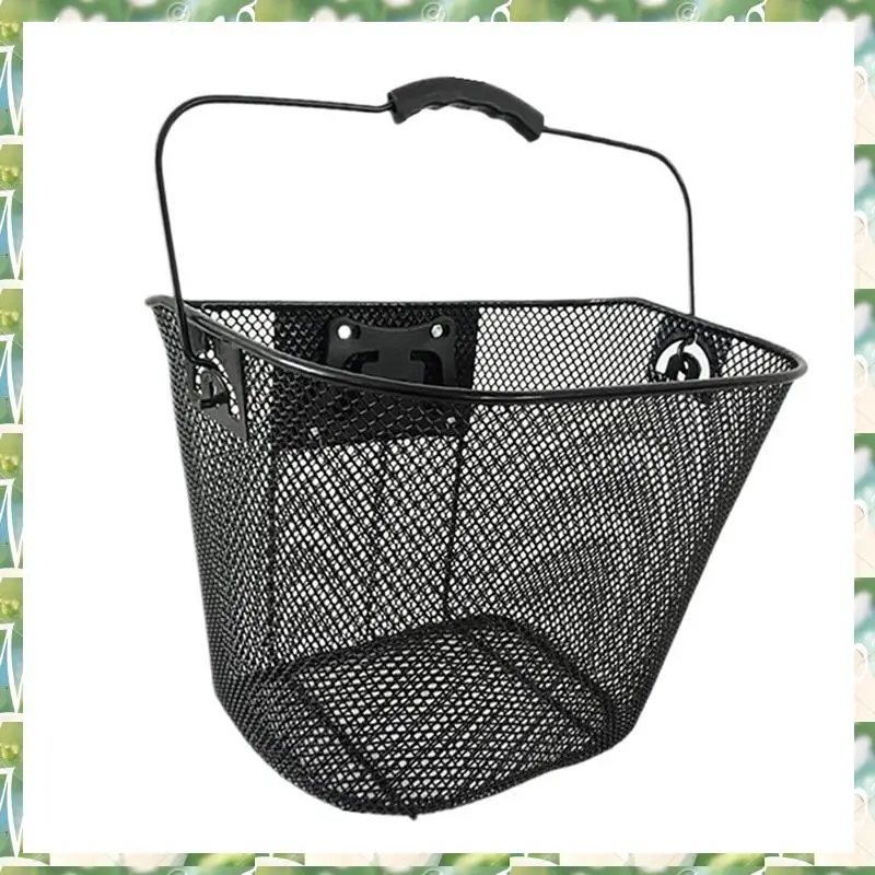 

1 шт. корзина для горного велосипеда, корзина с железной сеткой, быстросъемная портативная корзина