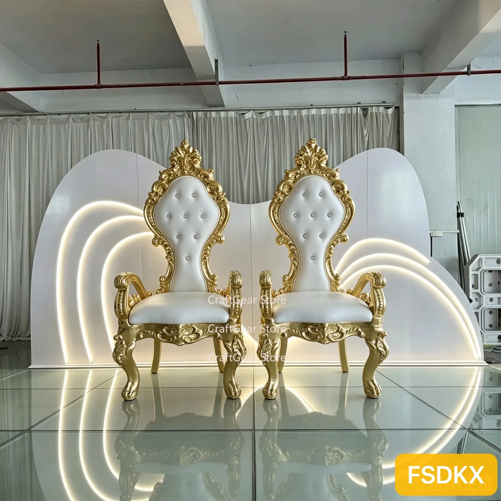 Hotel Event Party Rental King and Queen Treasure Seat Royal Suit (Commercial)