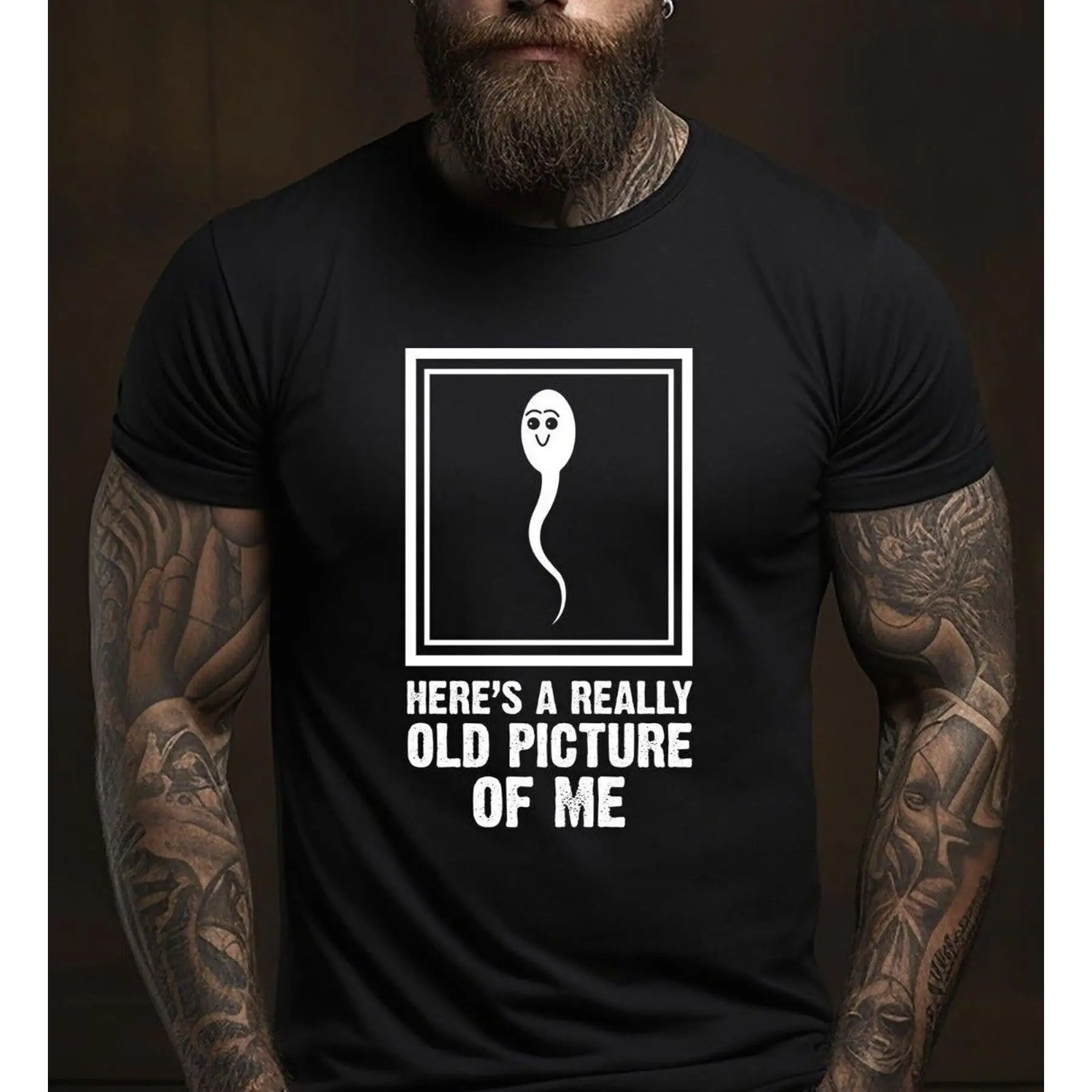 Aquí es una imagen realmente antigua de mí camiseta divertida camiseta de Humor hilarante