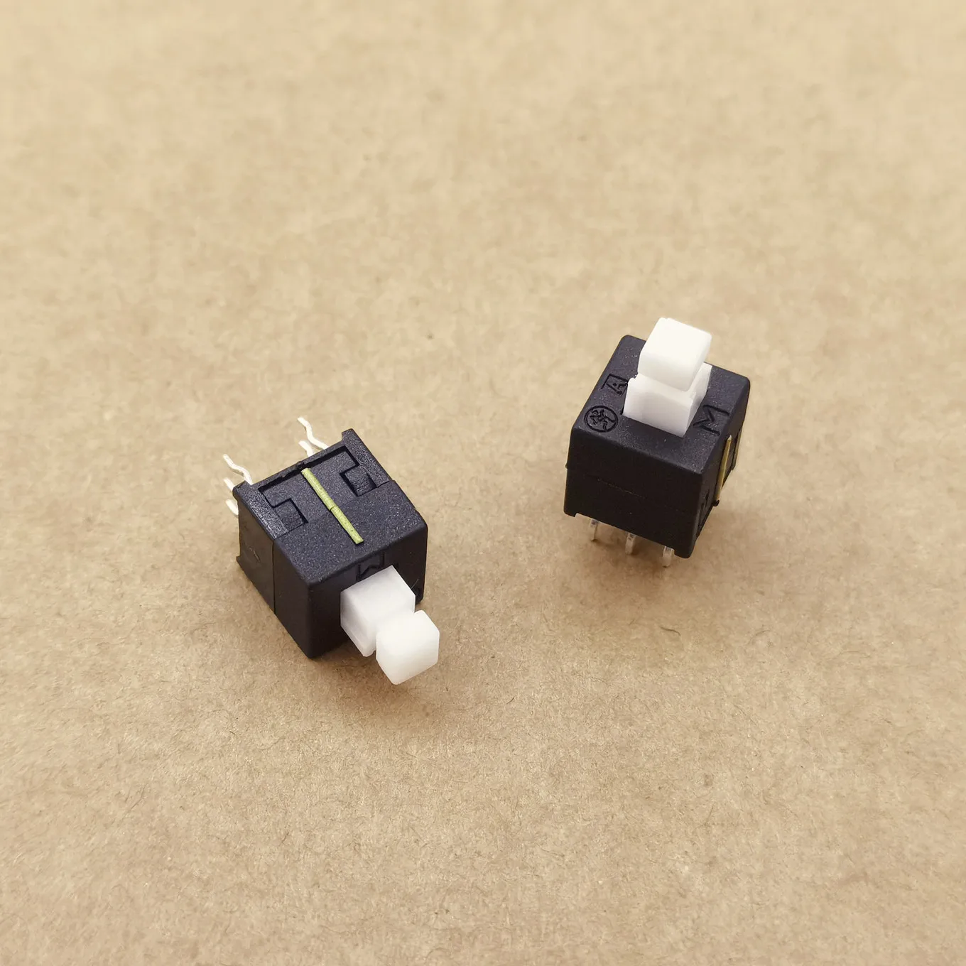 Original New 100% Self Locking Switch 6Pin 8.5*8.5*14MM Mixing Console Button Square Power Button PB56020