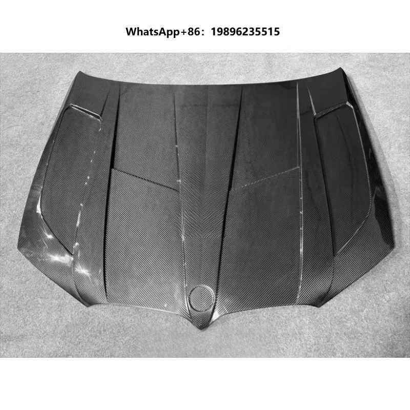 High Quality  Dry Carbon Fiber Car Hood Bonnet for  G05 X5 G06 X6 X5M F95 X6M F96 Dry Carbon Fiber Engine Cover