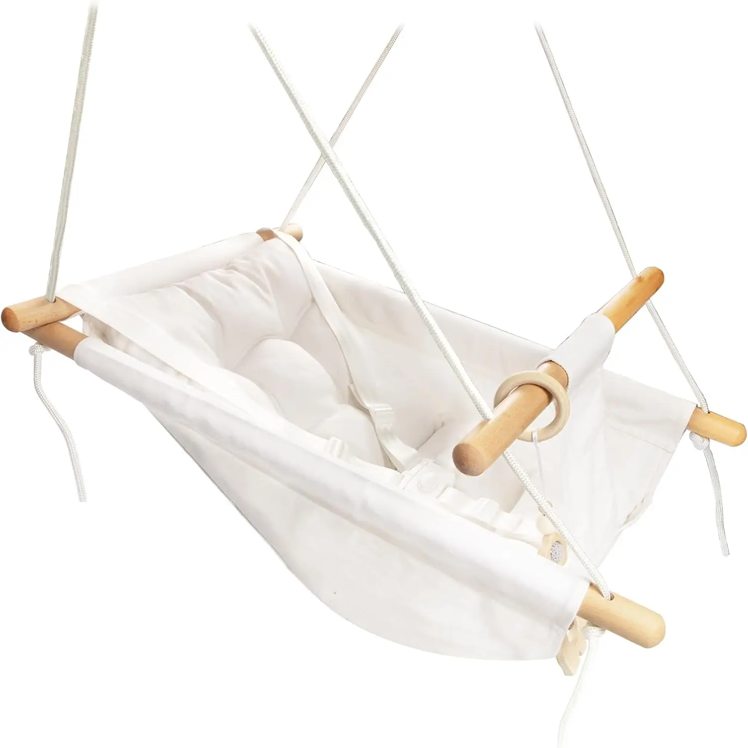 

Portable Baby Swing for Indoor & Outdoor Use, Adjustable 5-Point Safety Belt, Hanging Chair for Infants to Toddlers