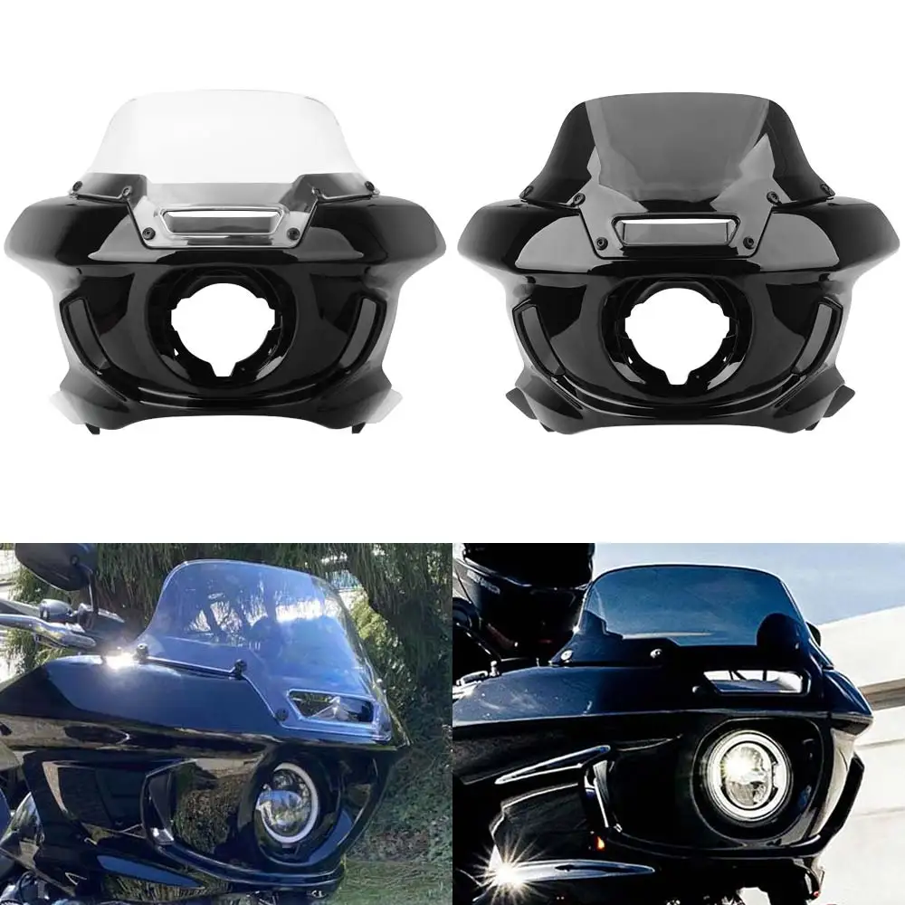 

Motorcycle Accessory Front Headlight Fairing Windshield Windscreen Cover For Harley Softail FXRST 1YZZ LOW RIDER EL DIABLO 2022