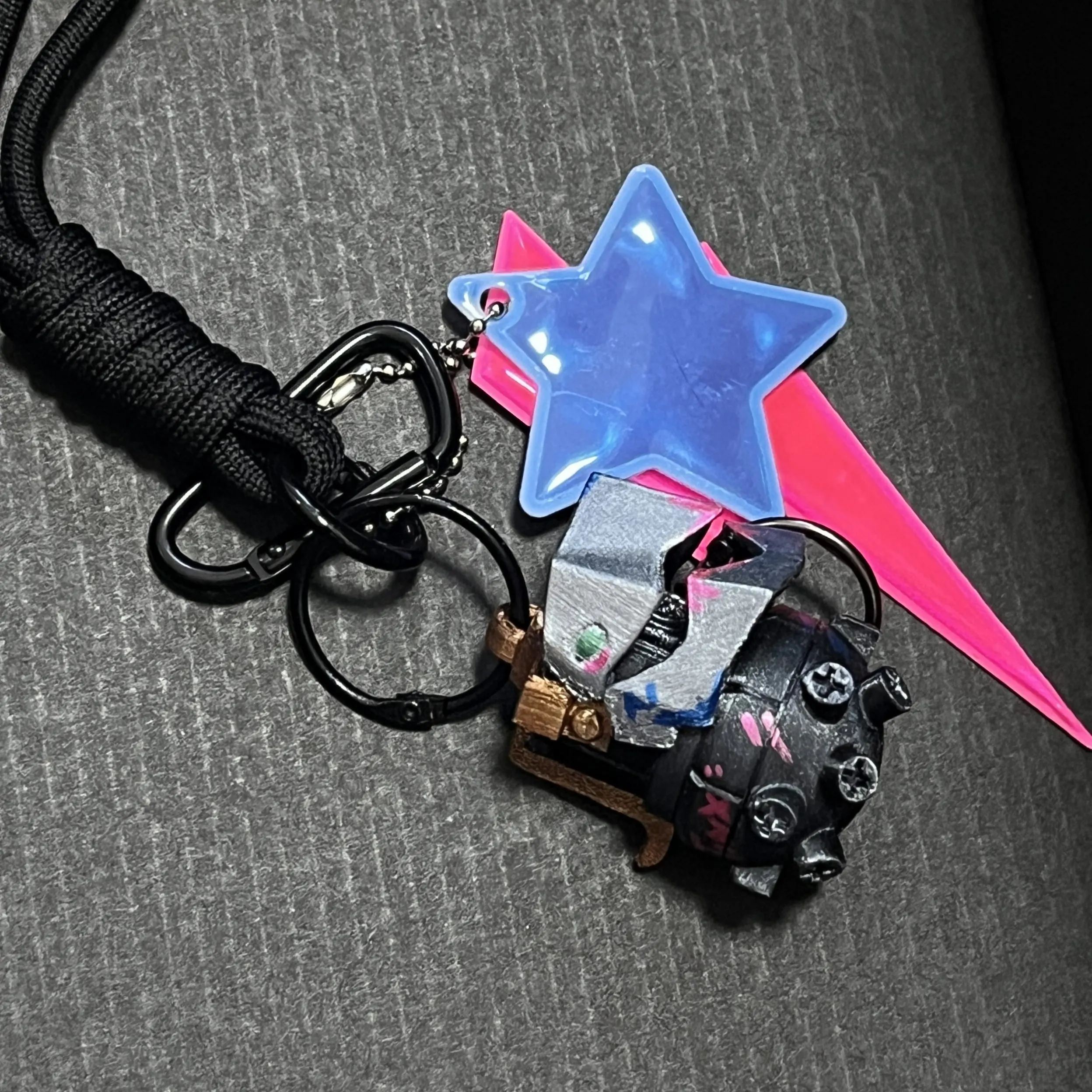 Jinx Grenade Keychain - League of Legends Arcane Accessory (In Stock) view 4