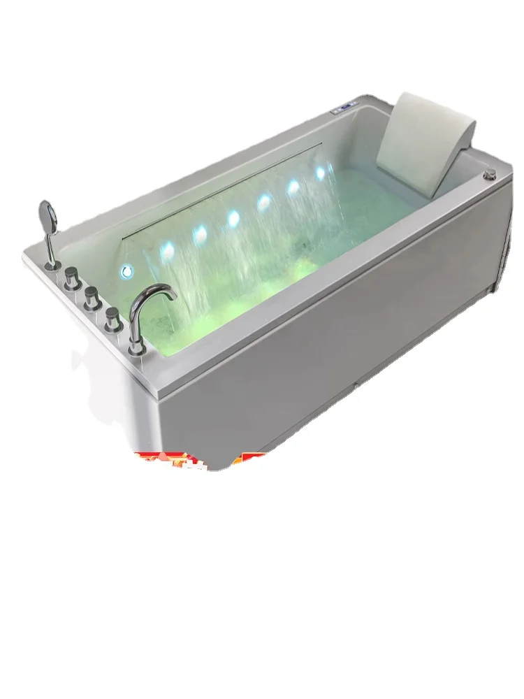 Surfing Massage Bathtub Single Intelligent Constant Temperature Heating Waterfall Bathtub Adult