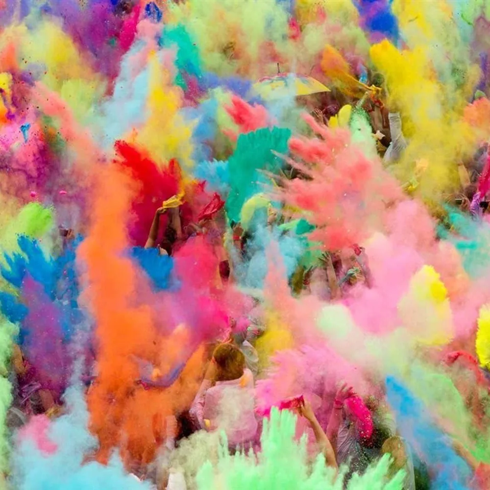 1/10 Piece of 105g Colored Powder, Colored Running Powder, Colored Corn Powder, Perfect for Holi Festival Paint Parties, Fun Activities, Fundraising Events, Gender Reveal Parties, Photo Shoots, Birthday Parties, Summer Camps, Paint Battles, Fun Activities, Paint Battles, Marathons, Rangoli Photography Parties and Festivals, Family Gatherings. view 3
