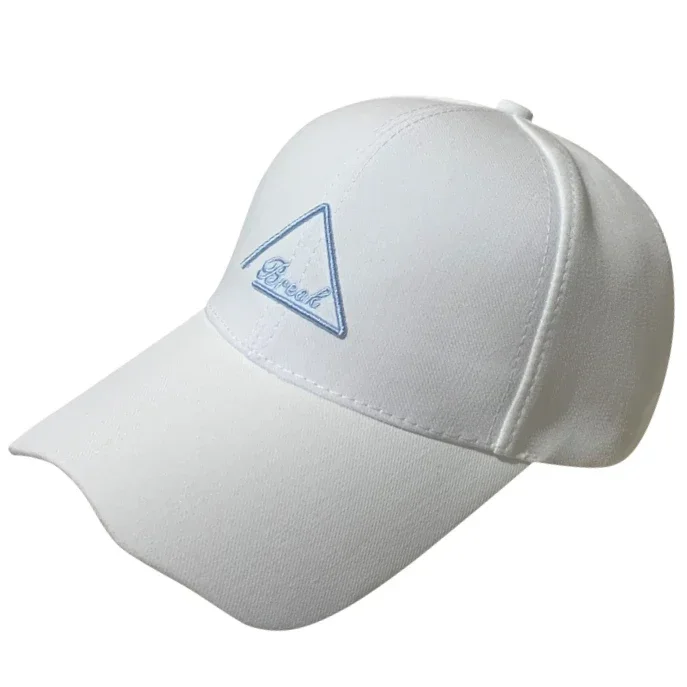 القبعات النسائية Snapback متموجة واقية من الشمس قبعة مطرزة مع لسان البط وقبعة حافة منحنية قبعات البيسبول للرجال والنساء