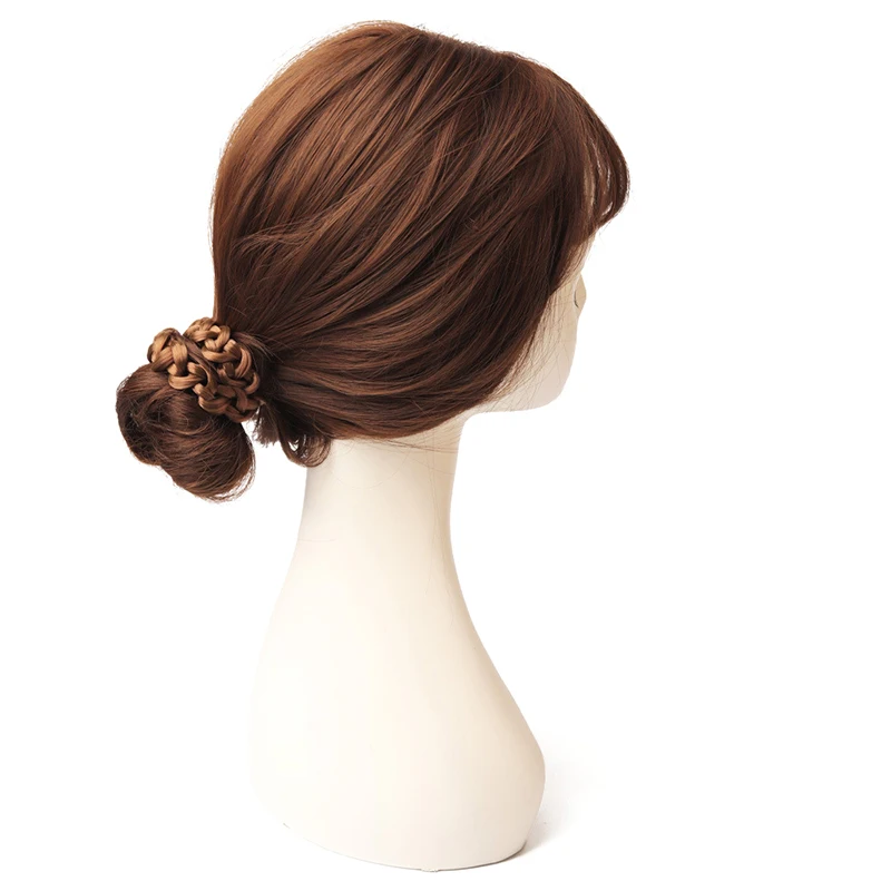 Diadema de cola de caballo para peluca, trenza de tejido elástico, lazos para el cabello, banda de goma, fijador de peinado, herramientas de peinado, accesorios para el cabello