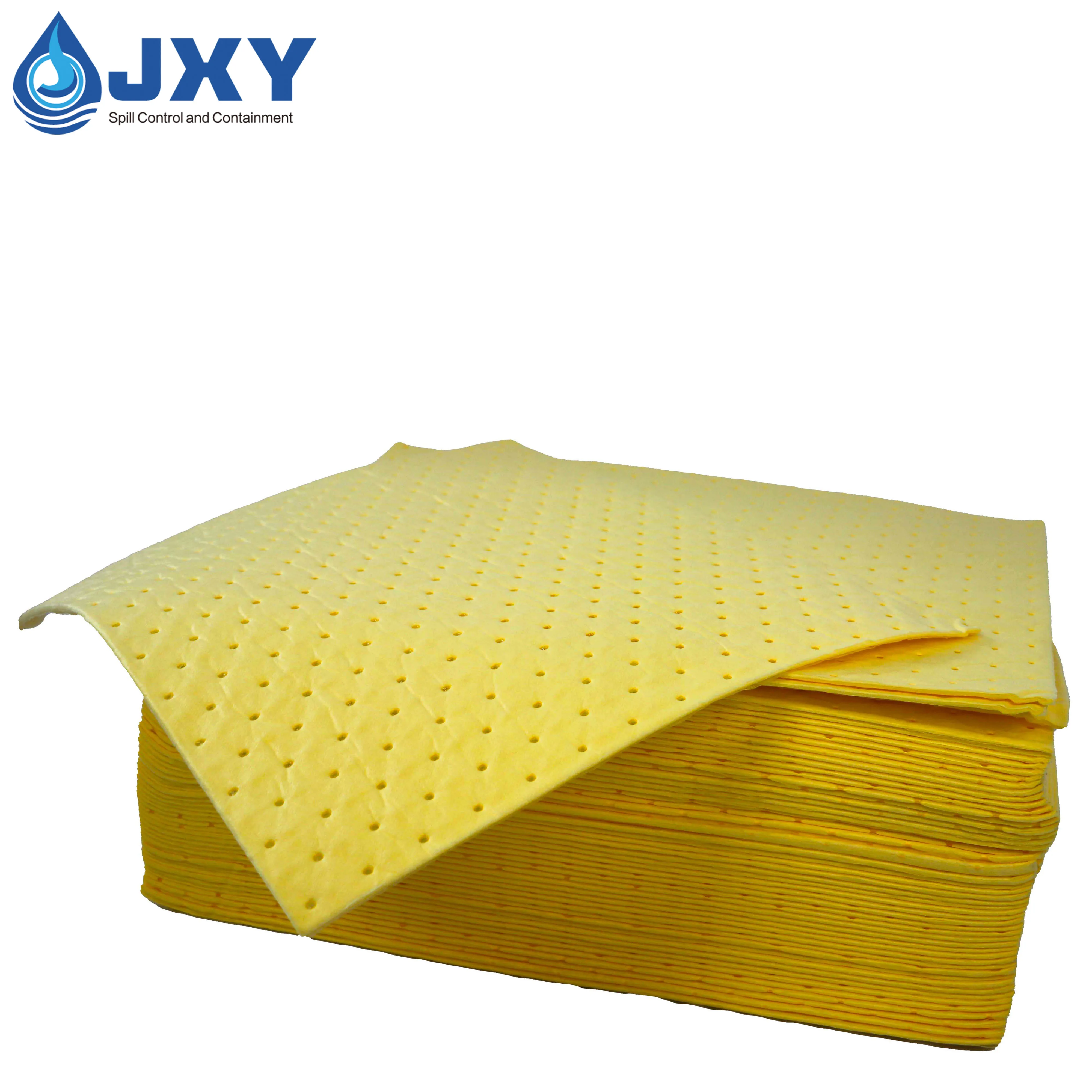 Kit di contenimento per versamenti industriali ecologici Cuscinetto assorbente per olio non tessuto monouso in PP e borsa per tappetino Rispettoso dell'ambiente
