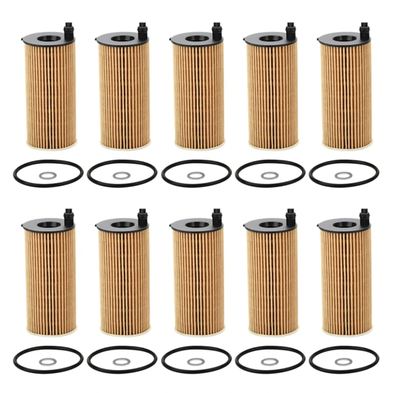 

10 Piece 11428583898 Engine Oil Filter As Shown Plastic Automotive Supplies For Bmw Engine B58 3.0L Various Models Of Oil Filter