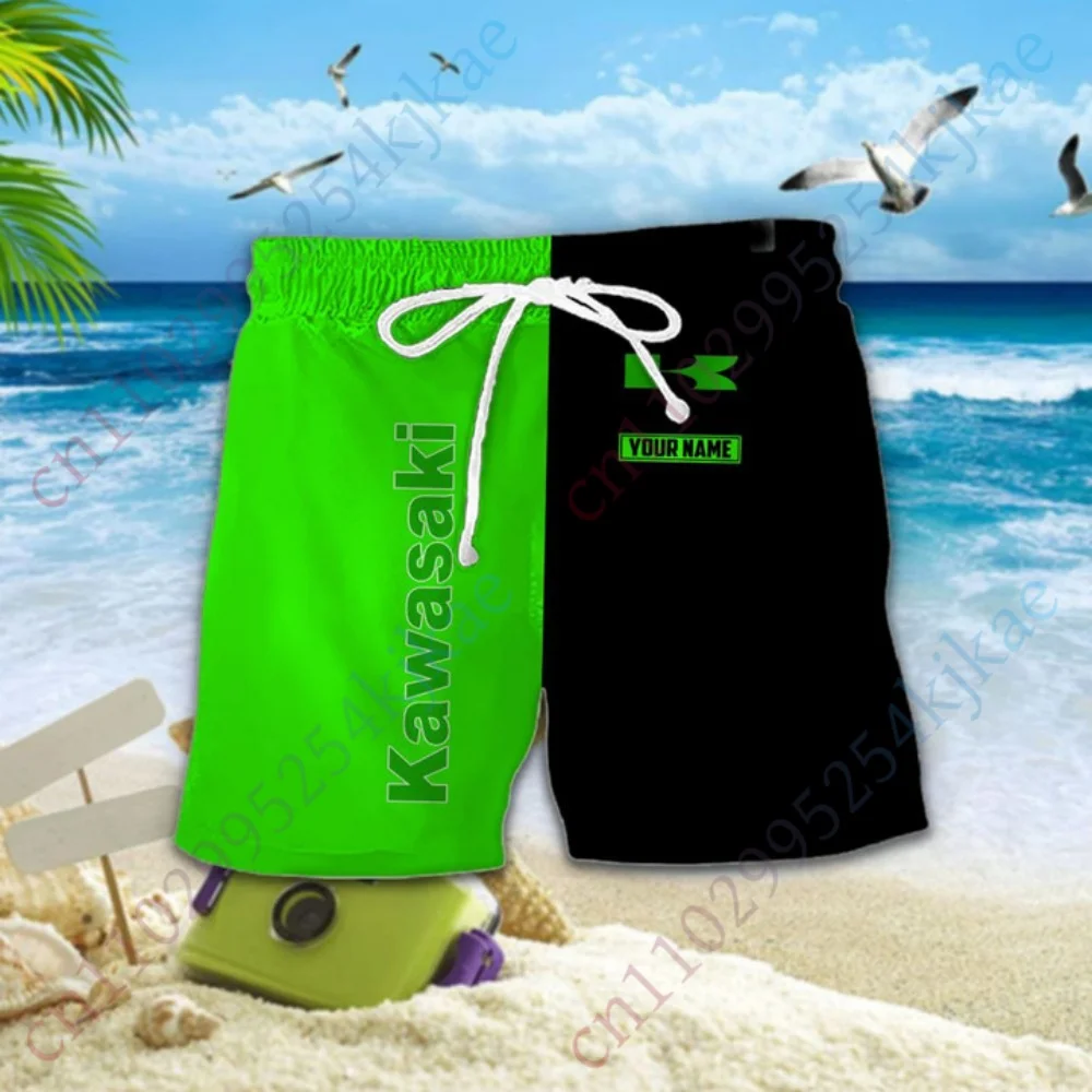 Kawasaki Shorts Men's Clothing Big Size Shorts For Men Luxury Men's Shorts Hip Hop Male Shorts Men's clothing Pants Beach shorts