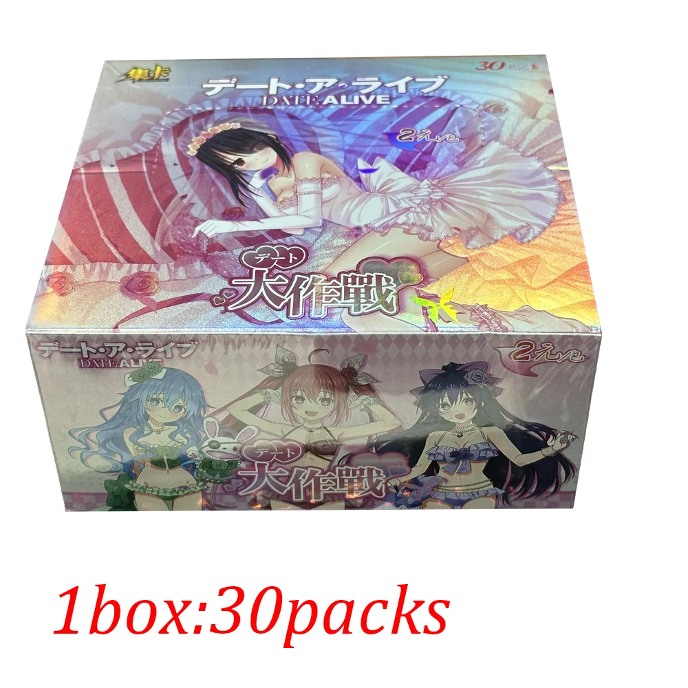 New DATE A LIVE Collection Cards Goddess Story Anime Girls Party Swimsuit Bikini Feast Booster Box Doujin Toys And Hobby Gift