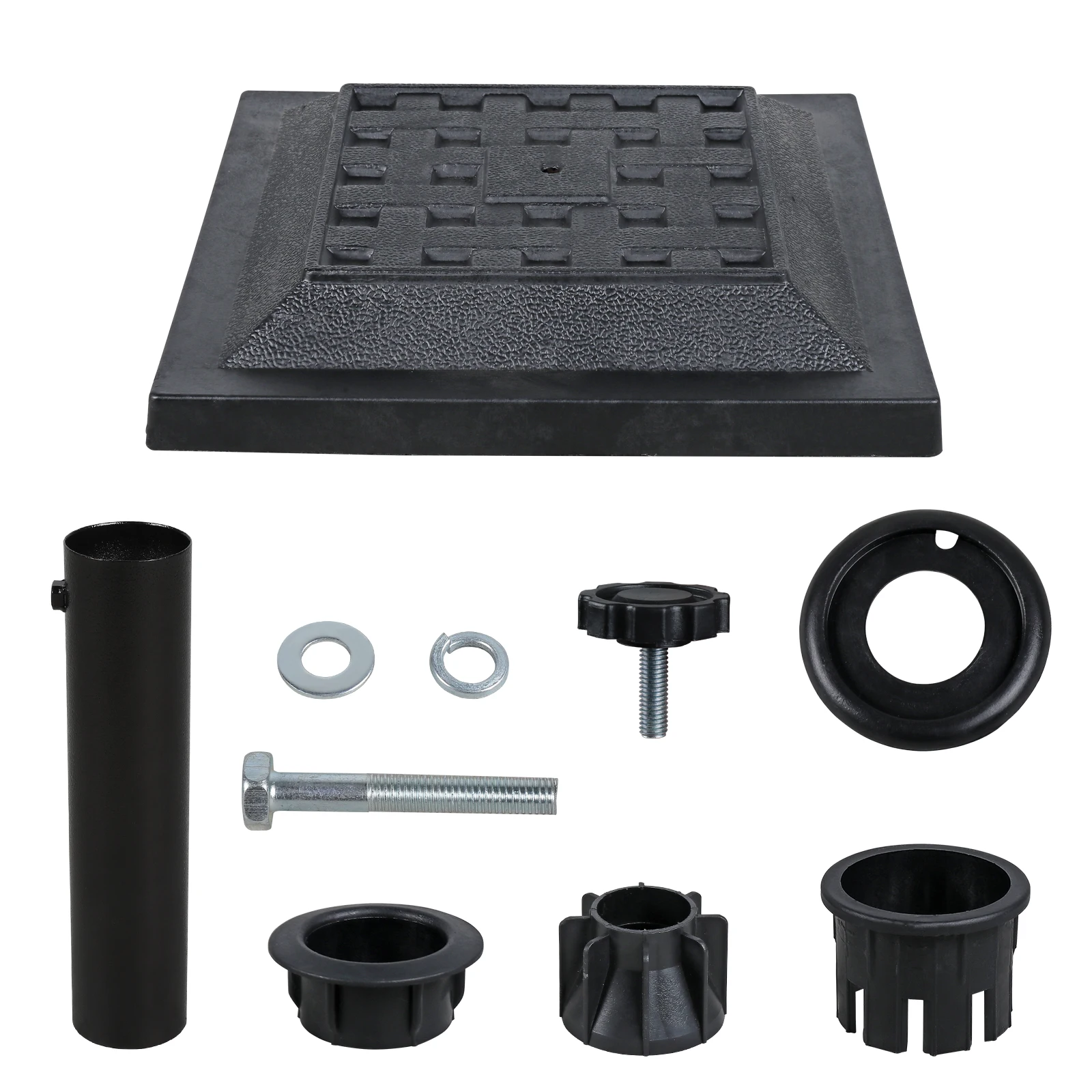 JARDINA Base per ombrellone quadrato supporto per ombrellone da esterno per Patio resistente