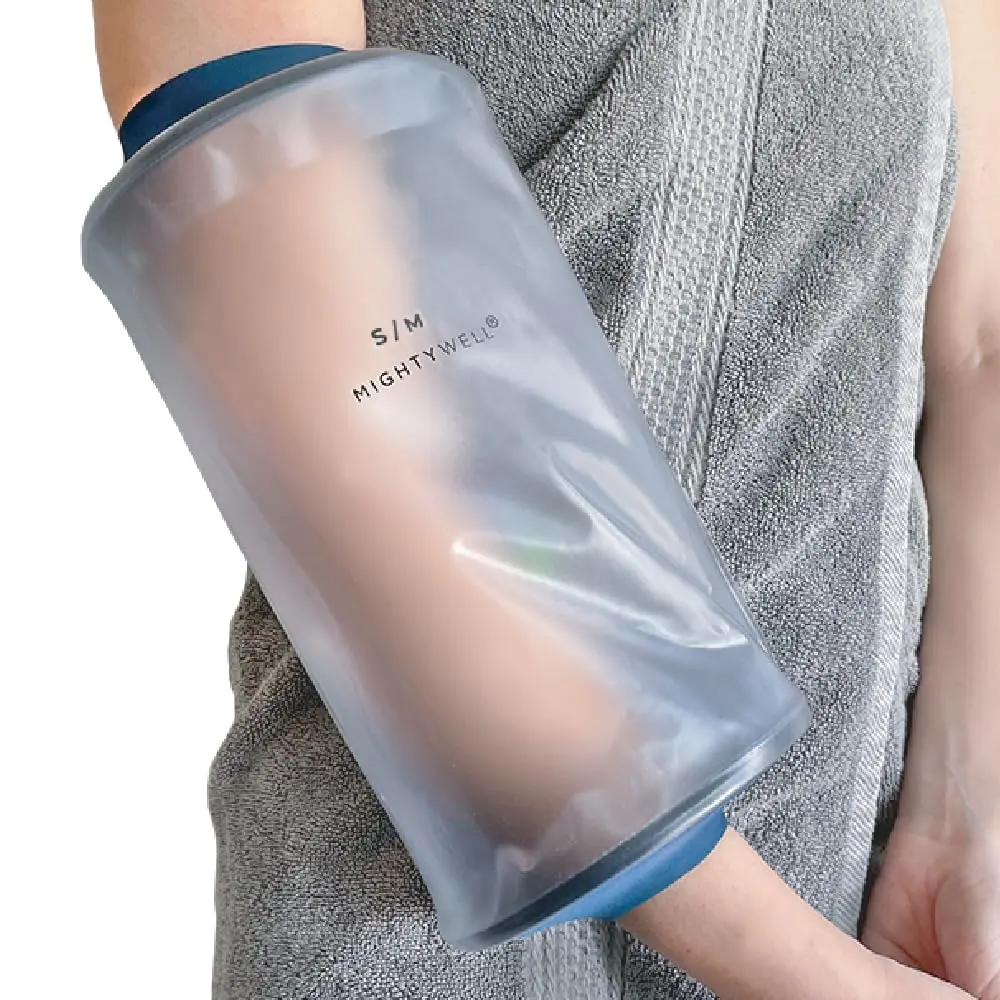 

Waterproof PICC Line Shower Cover – Reusable IV Sleeve for Upper Arm, Cast & Wound Protector, Small/Medium