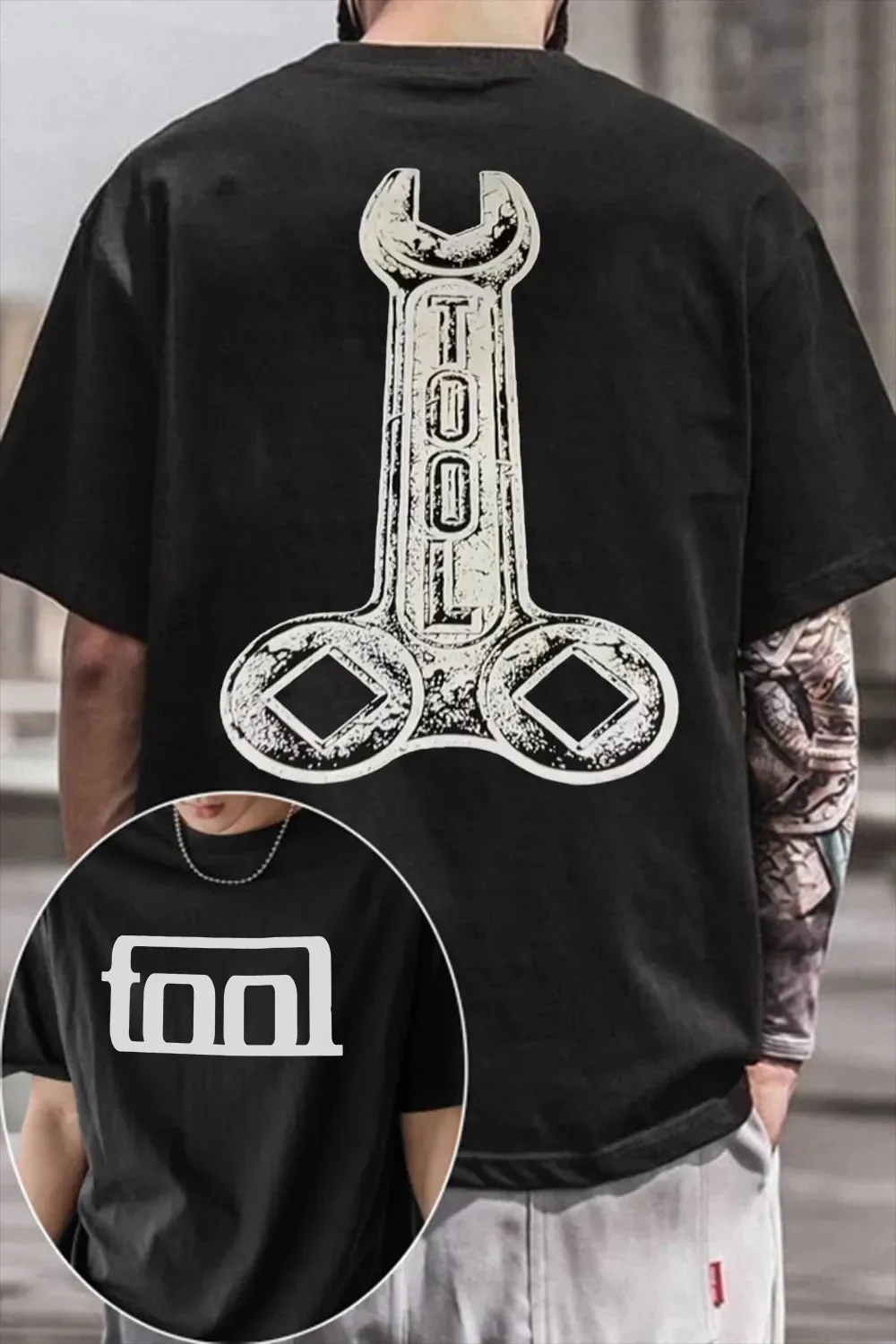 Tool Band Graphic T Shirts Vintage Streetwear Oversized Y2k Cotton Short Sleeve Men Women Amusing Harajuku Daily Cool Unisex Tee