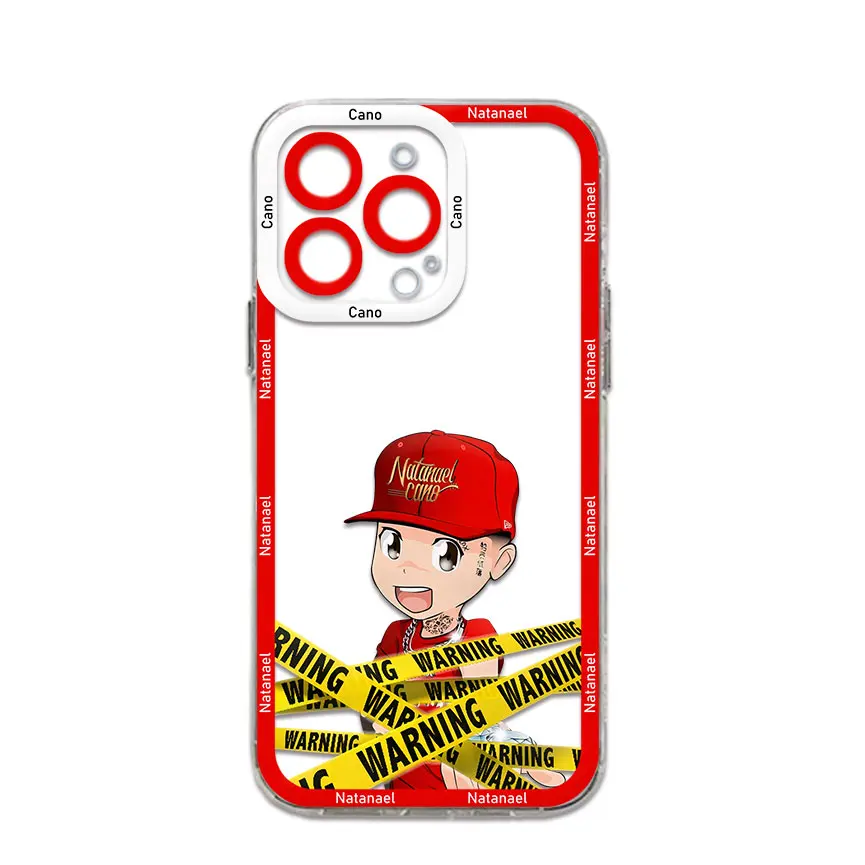 Rap Natanaels Cano Phone Case For iPhone 15 14 13 12 11 Mini Pro Max X XR XSMax 6S 6 7 8 Plus SE20 Transparent Cover