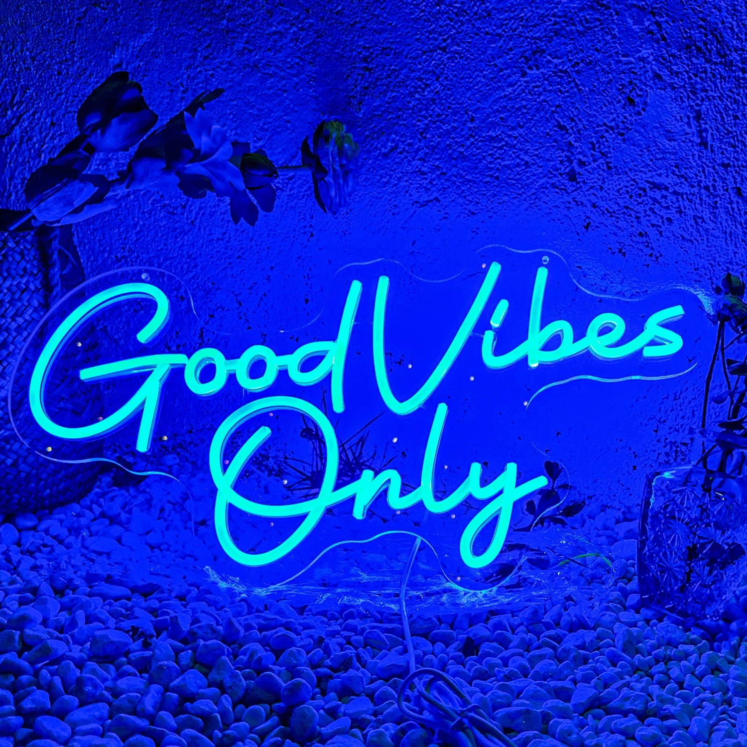 

LED Neon Light Good Vibes Only USB Powered Neon Signs Decor Lamp Signs Birthday Gift Wall Art For Bedroom Room Bar Shop