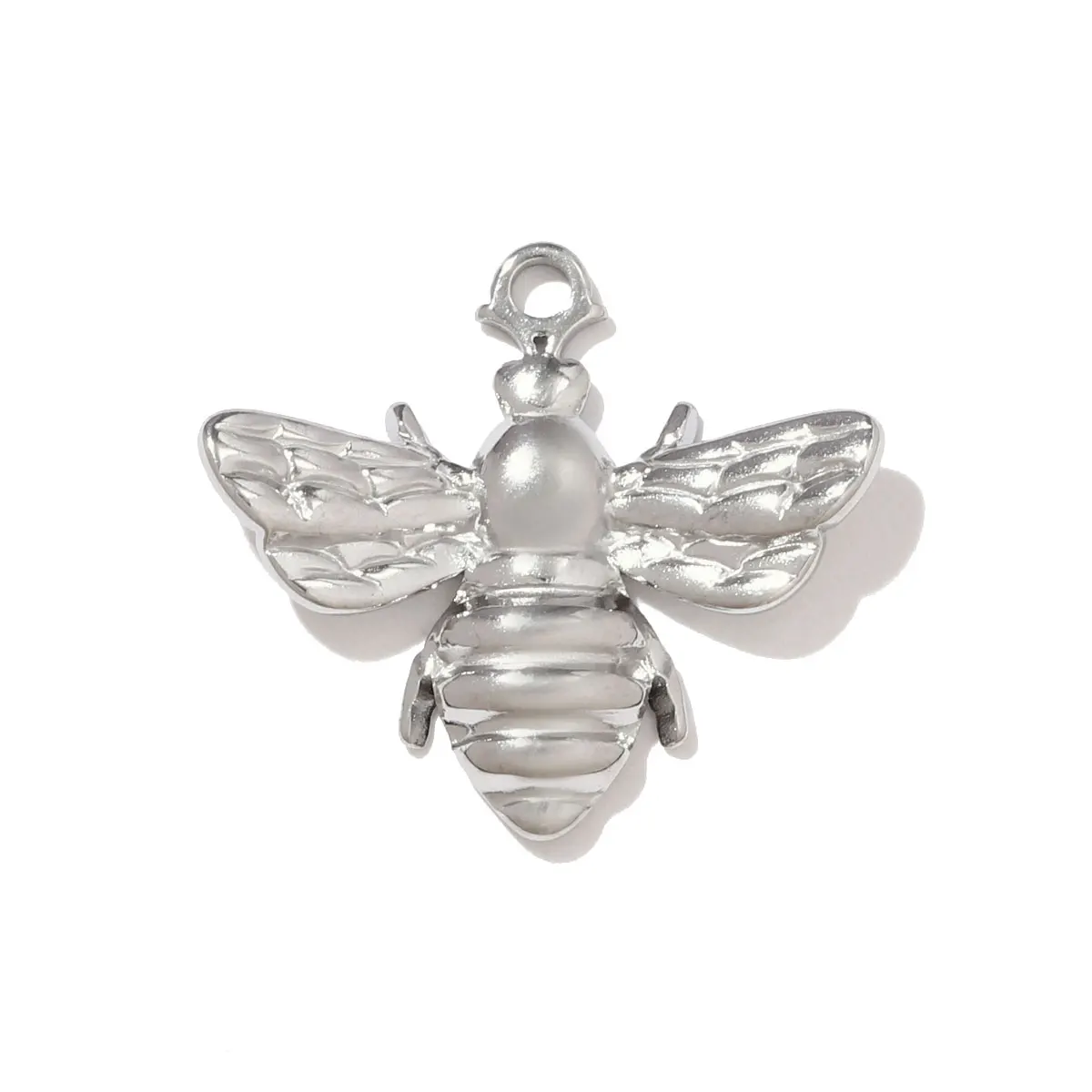 3pcs/Lot Fashion Stainless Steel 3D Lock Bee DIY Charms Glasses Buddha Head Necklace Pendants Women Kettle Corgi Dog Jewelry