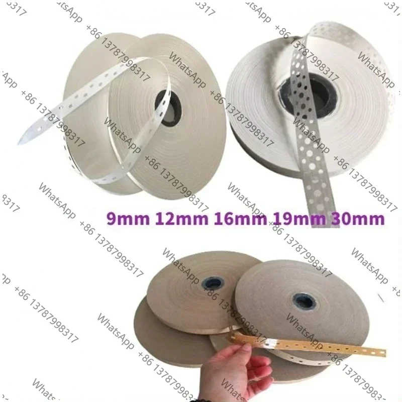 Re-moistened water tape veneer repair tape Veneer patch Furniture edge banding natural color wood veneer perforated tape