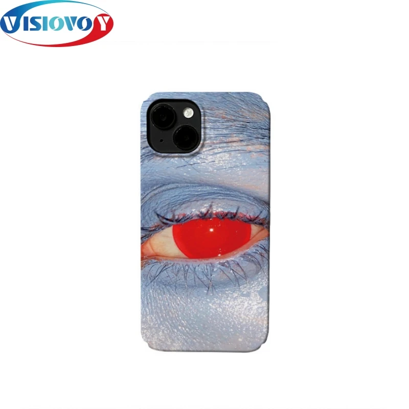 New Niche Blood Eye Phone Case For Iphone15 14 13 Pro Max Art Oil Painting Youth Fashion Phone Cover Rear Cases Hard Shell Funda