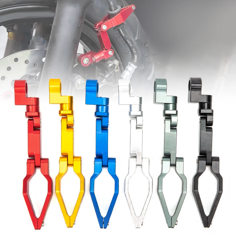 

Brake Line Hose Cable Guide Clamp Free Rotation Adjustment Foldable Oil Pipe Clamp Universal Motorcycles Accessories