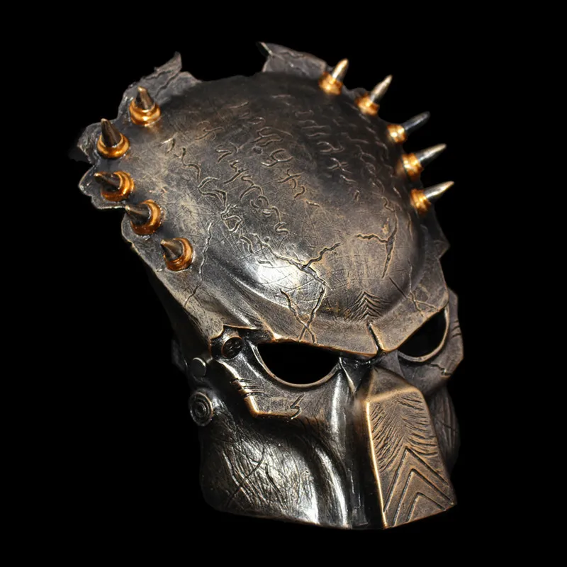 Halloween Alien Iron Warrior avpr Lone Wolf Iron Christmas Gift Collector's Edition Resin Mask
