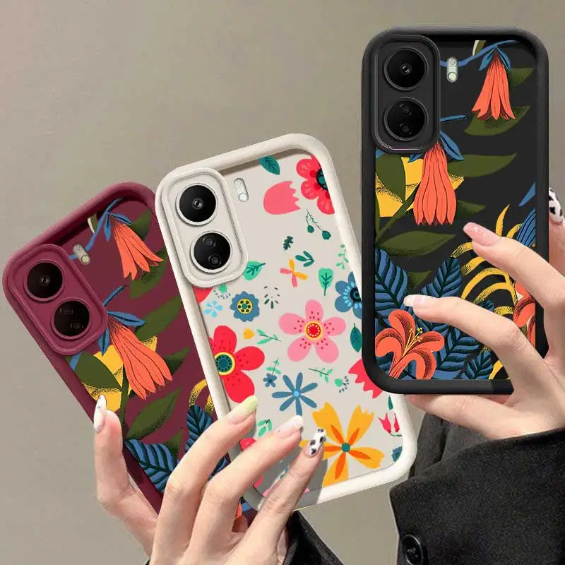 13C Colorful Rainforest Sky Eye Ladder Phone Case For Redmi 12 12C 11A 10 10A 10C 9 9T 9A 9C 9i 9CNFC 8 A3 A1 A1Plus