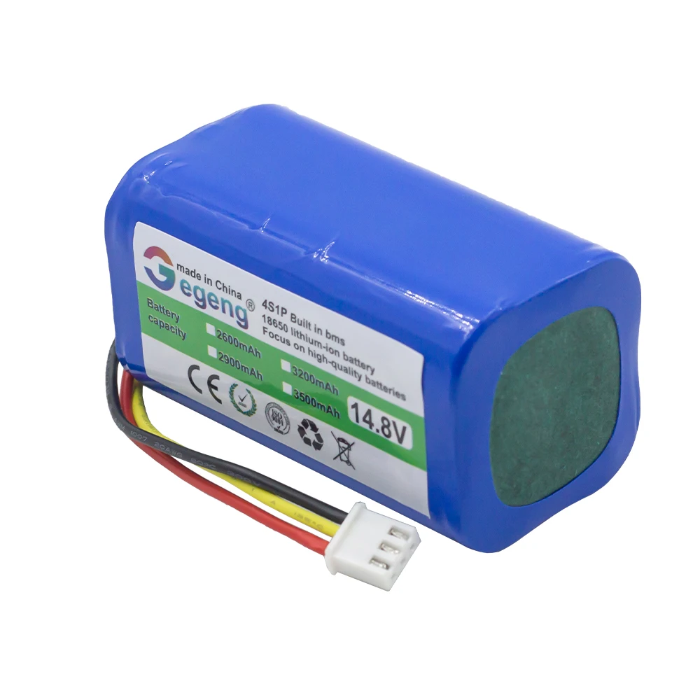 Gegeng-batería 14,8 V 3500mAh para Liectroux C30B E30B, para Proscenic 800T, 830P, 820P, 820T, 820S, Li-ion 14,4 V