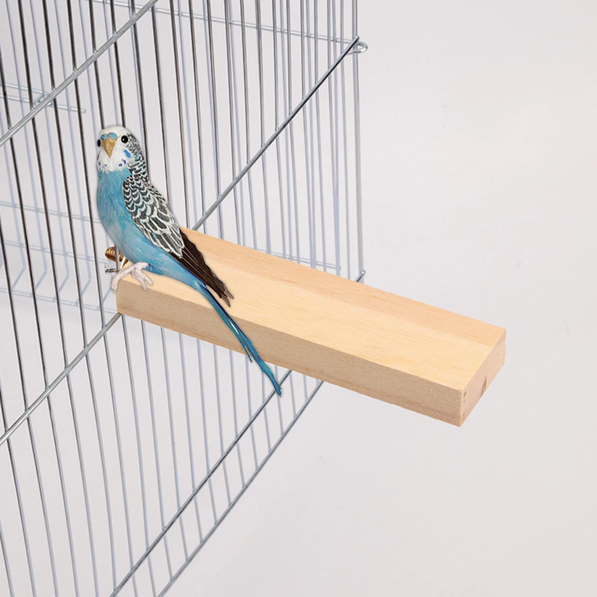 

3pcs Natural Wooden Board Eco-Friendly For Hamsters Mice Birds Cage Play Rest Spot Branch Perch