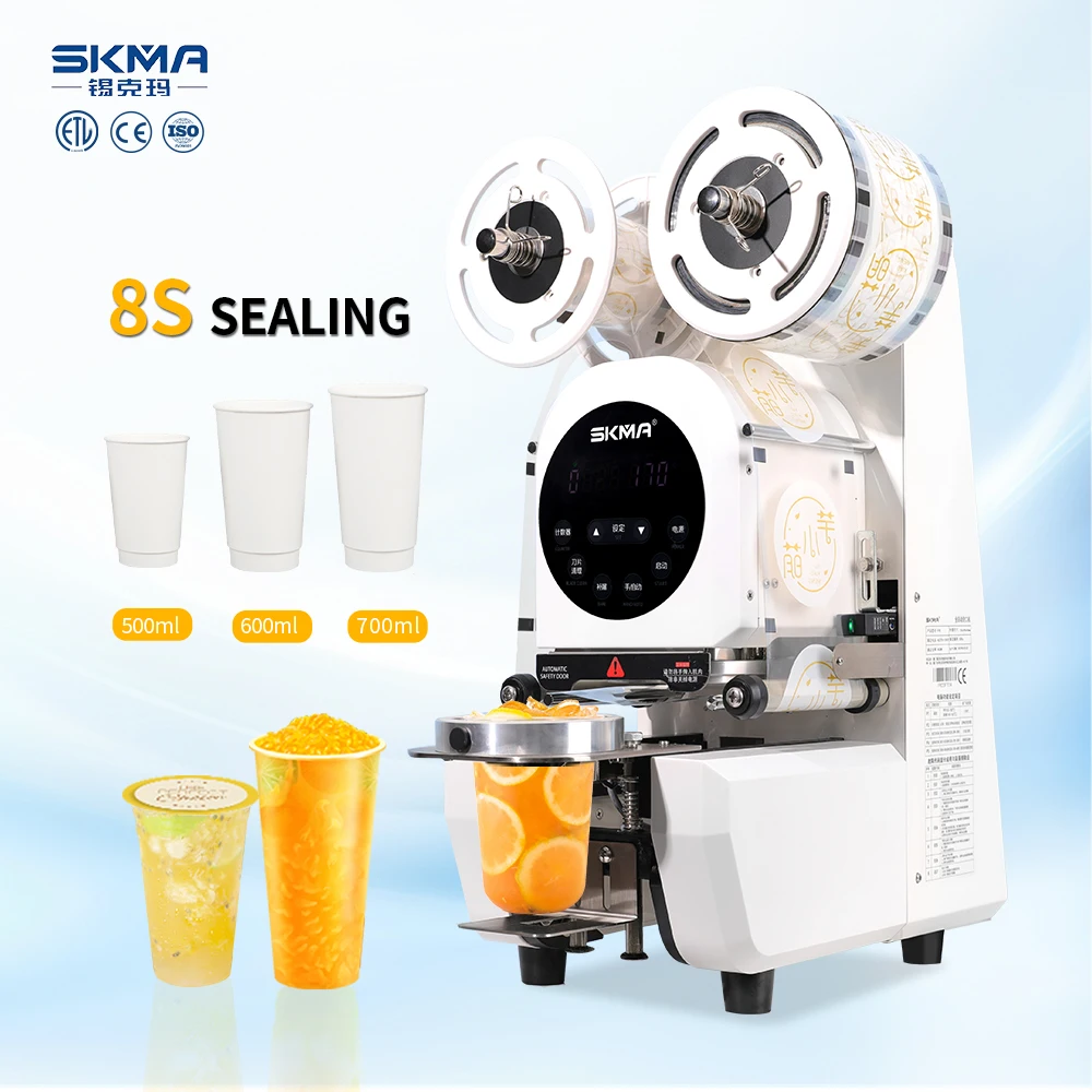 

Factory Automatic Heating Seal Can Sealer Machine Pp Pet Paper Cup Sealing Machine Film Cup Filling and Sealing Machine