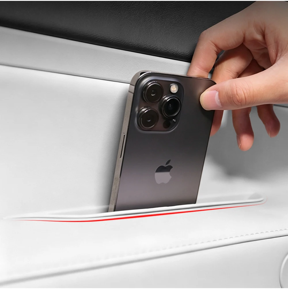 4 Stück Silikon-Aufbewahrungsboxen für Autotüren für Xpeng G6 2023 2024 2025 2026 Türfach-Organizer Innenraum-Zubehör – Detail 10