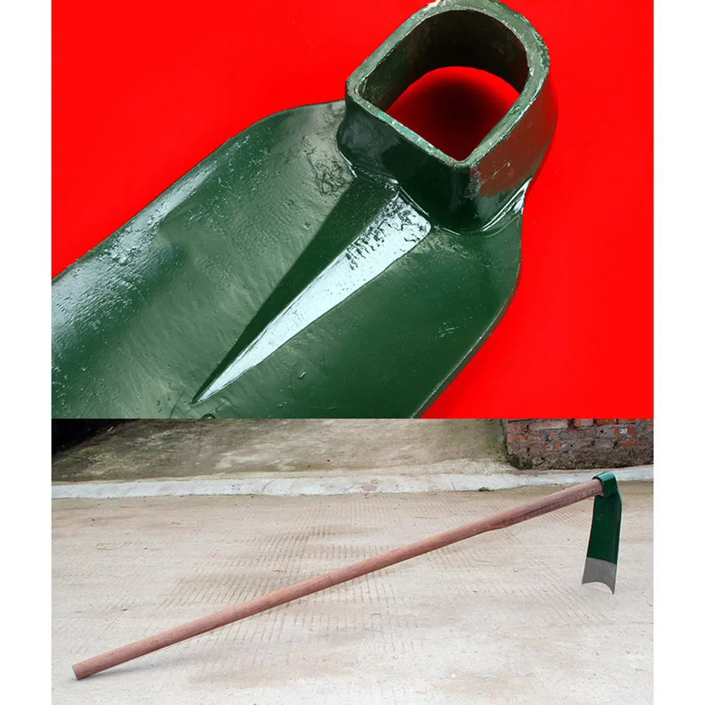 1 قطعة مجرفة حديقة كبيرة من الفولاذ أداة يدوية خفيفة الوزن لحفر الزراعة وإزالة الأعشاب الضارة تصميم مريح لزراعة التربة المتينة